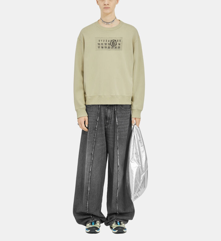 سويت شيرت بلوغو رقمي قطن