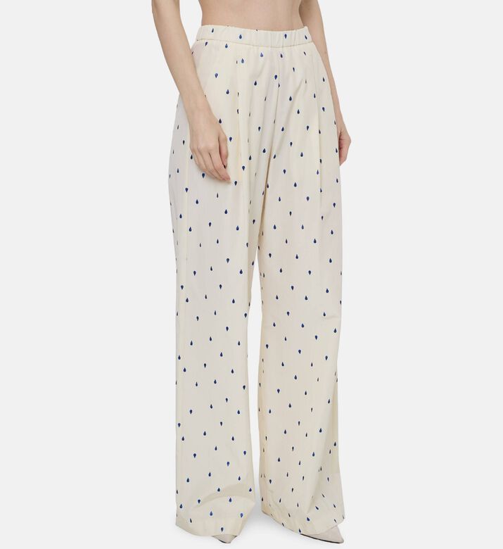 Forte-Forte Polka-dot Wide-leg Pants, Model View