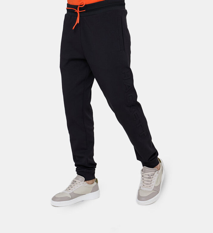 بنطال رياضي منقوش برباط خصر بشعار