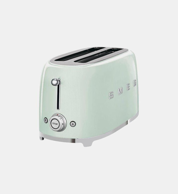 Smeg 50s Style 4-slice Toaster, Light-green, Packshot View