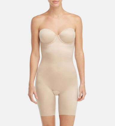 Spanx - Suit Your Fancy Strapless Bodysuit - Bodyshorts - Galeries  Lafayette UAE