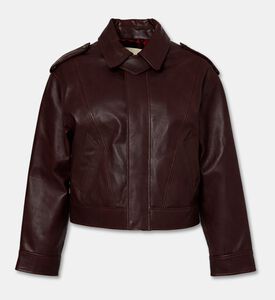 Zadig et Voltaire Kimo Leather Bomber Jacket, Packshot View