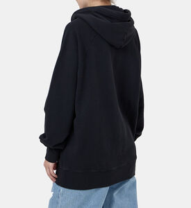 هودي بشعار مرصع بأحجار الراين