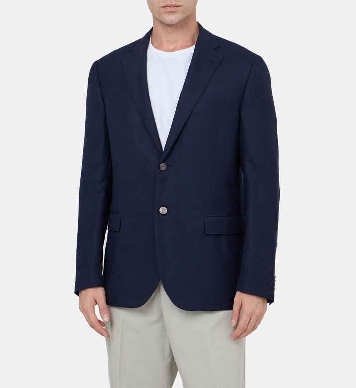 جاكيت بقصة مريحة بصف أزرار