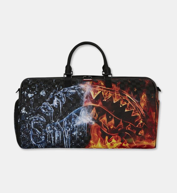 Sprayground Fire-and-ice Shark Duffle Bag, Packshot View
