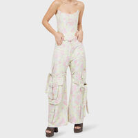 Flower Brocade Shaped Corset