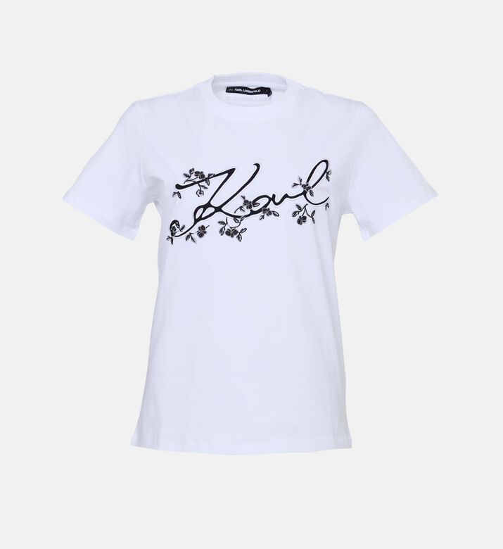 Embroidered Logo Regular-fit T-shirt