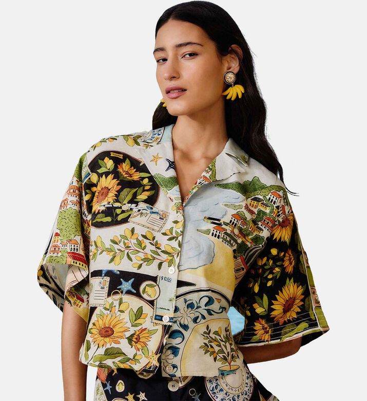 Printed Short-sleeve Shirt
