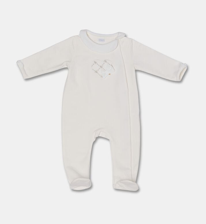 My First Collection Heart-embellished Baby Romper, Packshot View