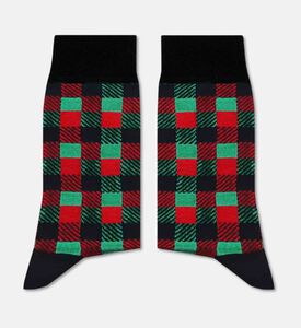 Sikasok Checkered Mix Long Women Socks, Packshot View