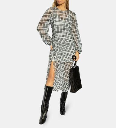 Saelvira Checked Dress