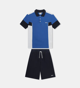 طقم شورت وبولو بيكيه للصبيان