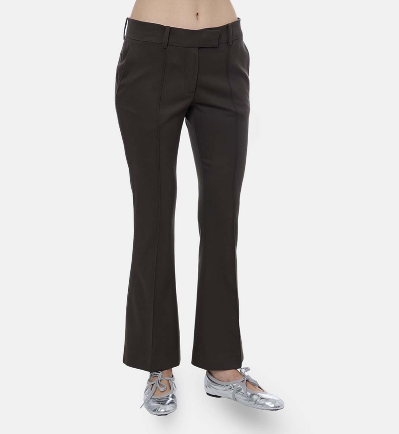 Pleats-detail Wide-sleeve Pants