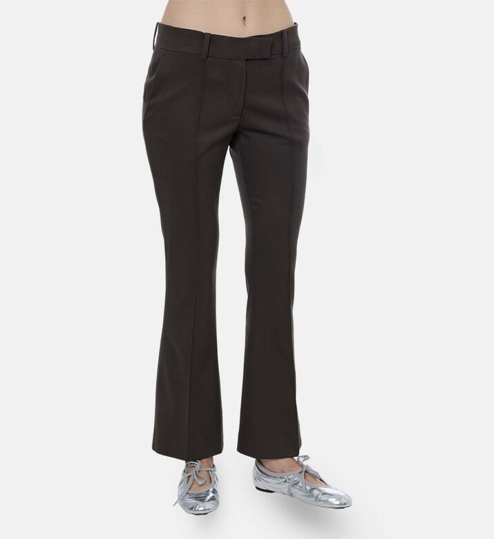 Pleats-detail Wide-sleeve Pants