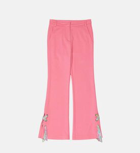 تفاصيل شرائط بنطلون واسع