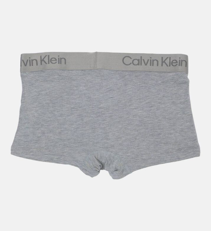 Calvin Klein Classic Logo-print 3-pack Trunks, Black, L, Packshot View