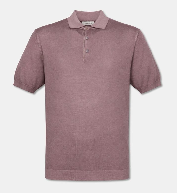 L.B.M Knit Polo Shirt, Packshot View