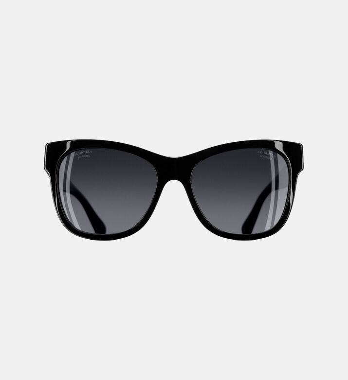 Acetate Square Frame Sunglasses