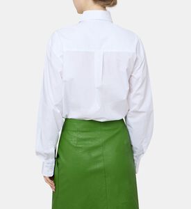 Cotton Shirt-style Bodysuit