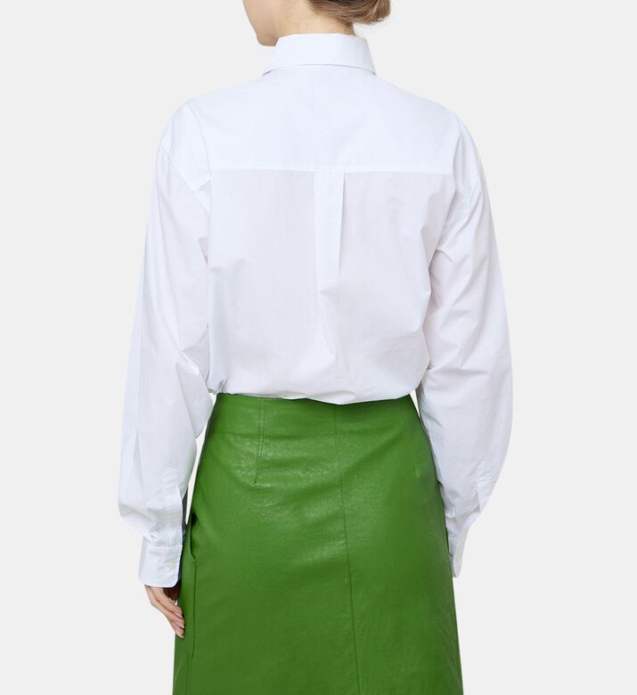 Cotton Shirt-style Bodysuit