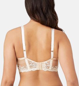 Wacoal Embrace Lace Underwire Bra, Ivory, 100, E, Model View