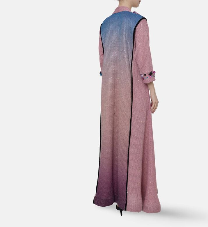 Dalia Al Azem Embellished A-line Abaya, Model View