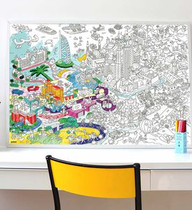 ملصق تلوين كبير دبي