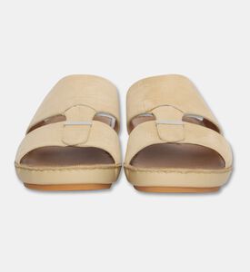 Mario Cerutti Crossover Straps Slide Sandals, Beige, Eu-38, Packshot View