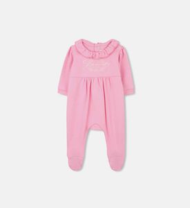 Ruffled Interlock Sleepsuit Set