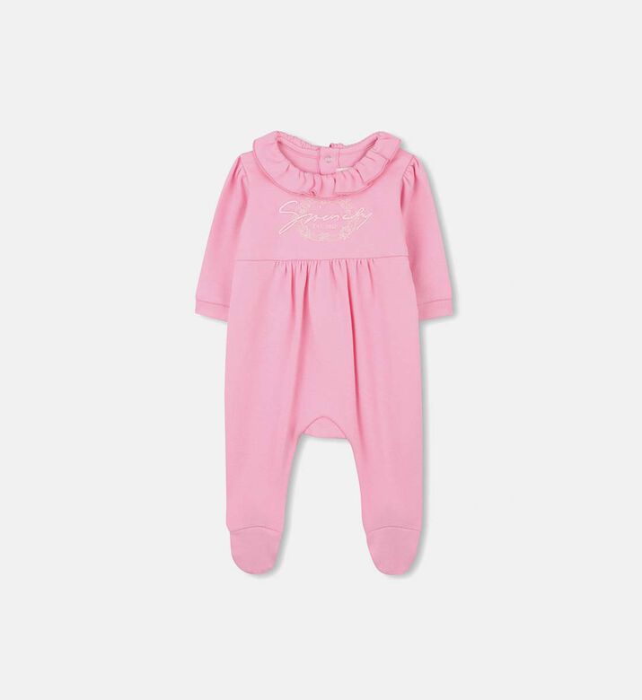 Ruffled Interlock Sleepsuit Set