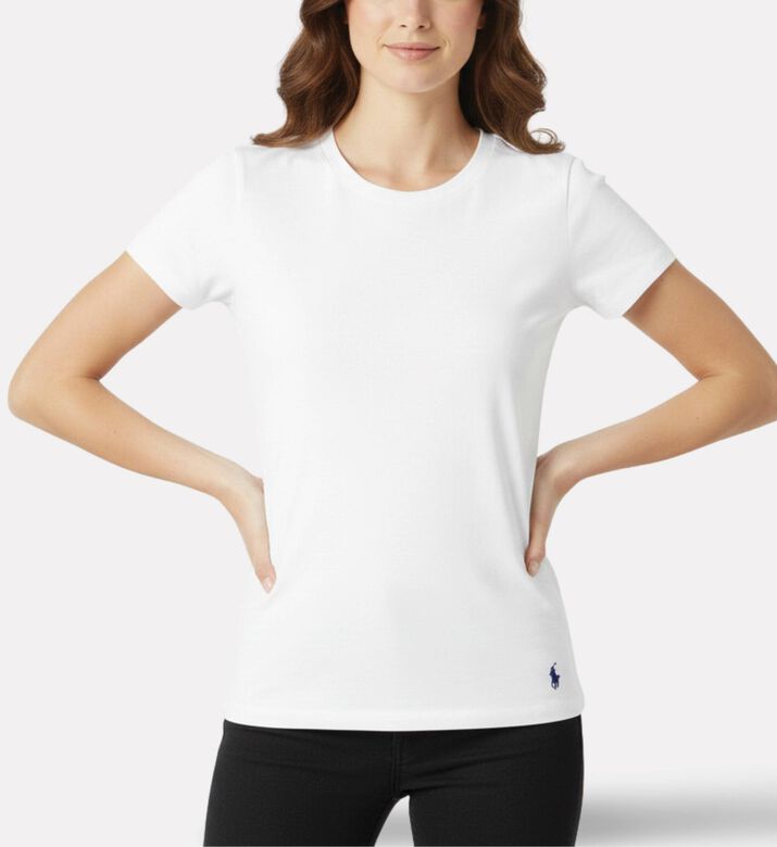 Polo by Ralph Lauren Crewneck Short-sleeve T-shirt, Model View