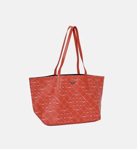 Zadig et Voltaire Z Monogram Printed Shopper Bag, Dark-orange, Packshot View