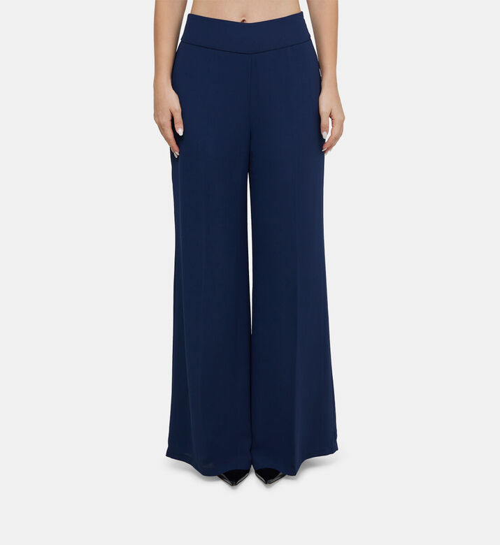 Weill Wide Flowing Flared Pants, Model View