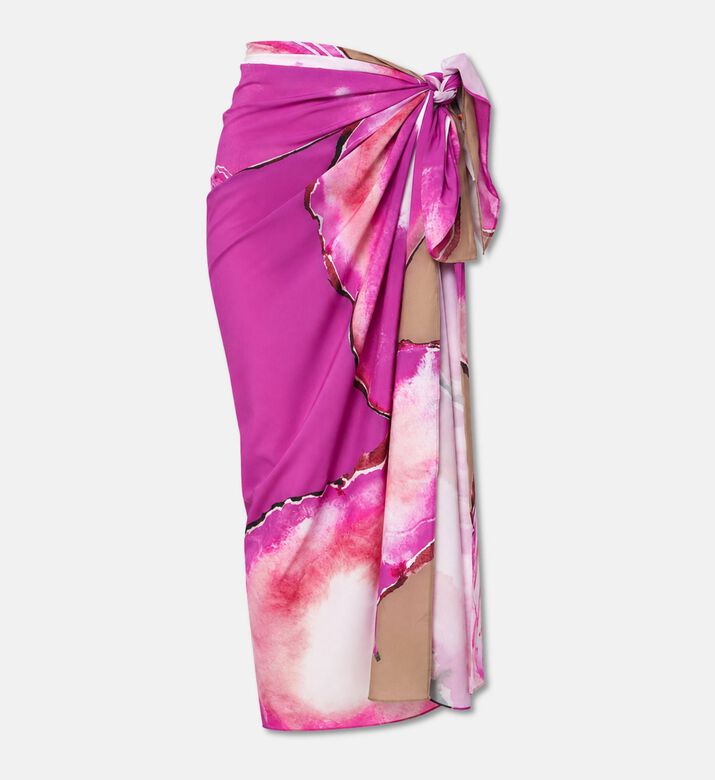 Karla Vivian Printed Sarong Wrap, Packshot View