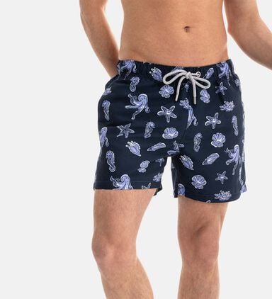 Navy Aquatica Swim Shorts