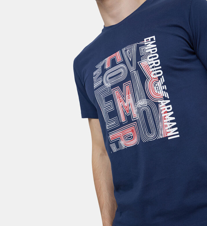 Graphic Print Knit T-shirt Graphic Print Knit T-shirt