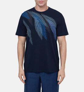 تيشيرت قطن بياقة دائرية