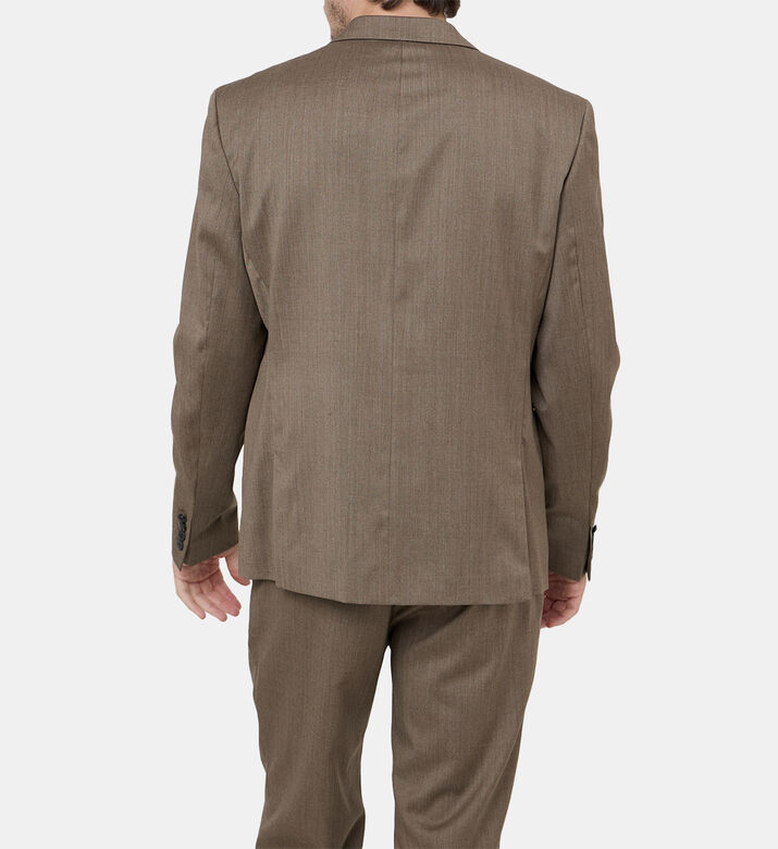 Wool Tailored-fit Suit Jacket