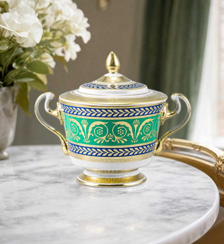 Imperial Alexandria Golden 52 Sugar Bowl, Model View