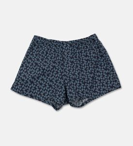 Zimmerli Of Switzerland Cotton All-over Print Boxer Shorts, Blue, L, Packshot View