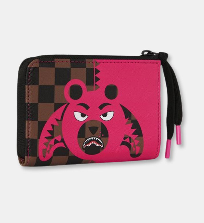 Sprayground Bear-print Zip Fastening Wallet, Packshot View