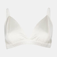 Elastic-strap Triangle Bralette