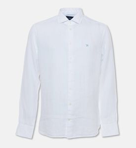Hackett London Logo-embroidery Regular-fit Shirt, White, Xl, Packshot View