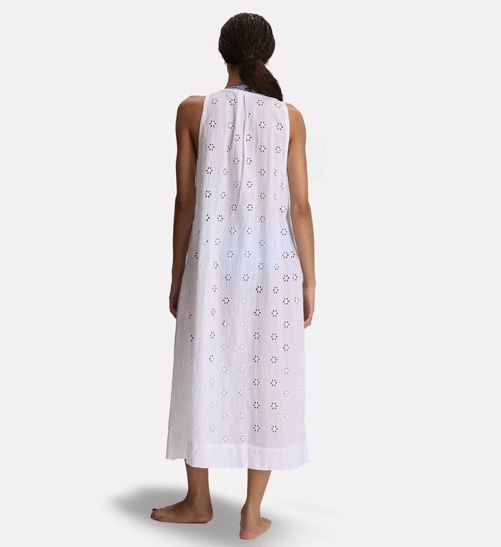 Polo by Ralph Lauren Eyelet Maxi Cover-up Dress, Model View