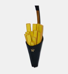 Manc Leather French Fries Bag Charm, Packshot View