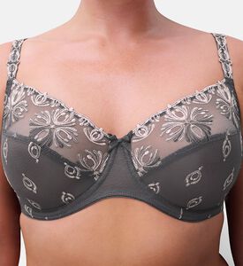 Chantelle Bra, Dark-grey, 105, D, Model View