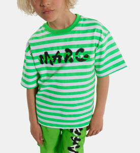 Organic Cotton Neon Stripes T-shirt Organic Cotton Neon Stripes T-shirt