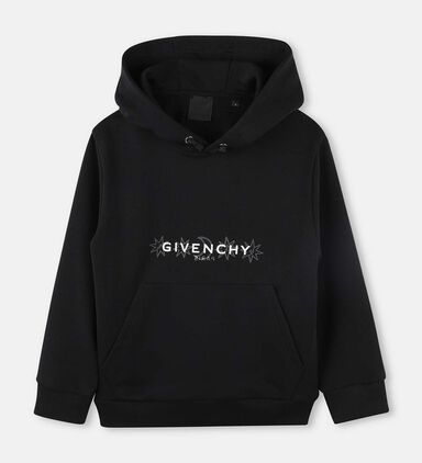 Tarot Print Hooded Fleece Sweatshirt