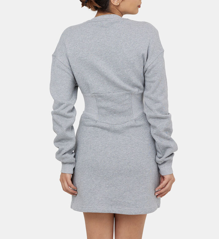 فستان سويت شيرت بنمط كورسيه