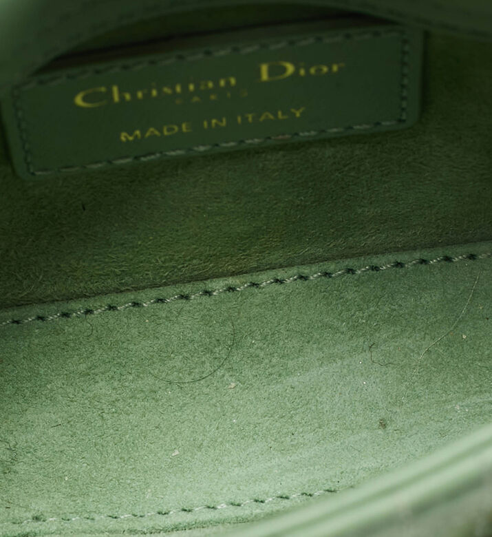 Dior Preowned Dior Green Micro Lady Dior Tote, Packshot View